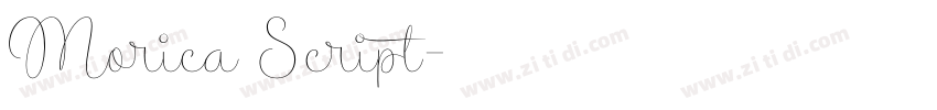 Morica Script字体转换 Morica Script字体转换